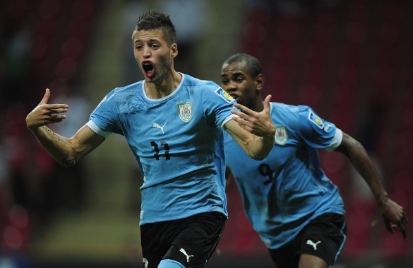 El uruguayo convirtió cuatro goles en el mundial sub20