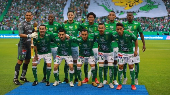 El equipo de León en la final del Torneo Clausura 2019.