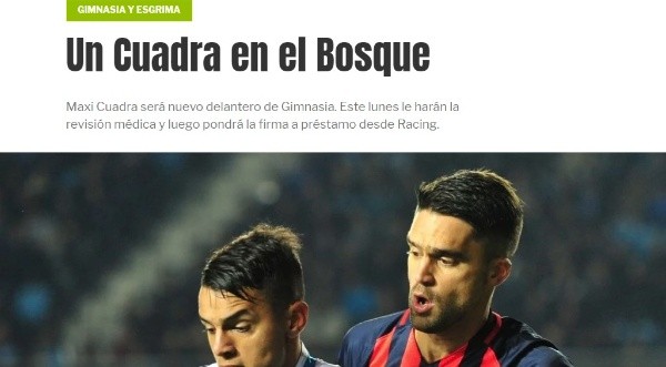 La información de Olé.