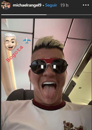 Rangel viajó a Bogotá para acompañar a sus compañeros del América