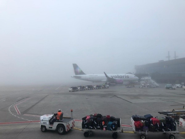 Así se encuentra el aeropuerto - Crédito de la foto: Récord