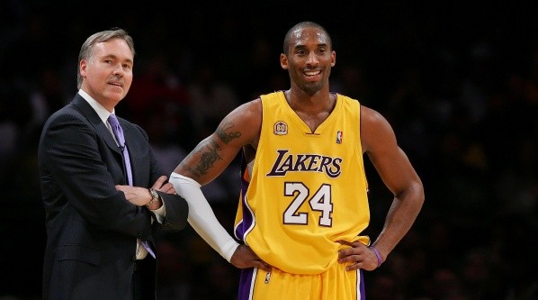 Junto a D&#039;Antoni en los Lakers.