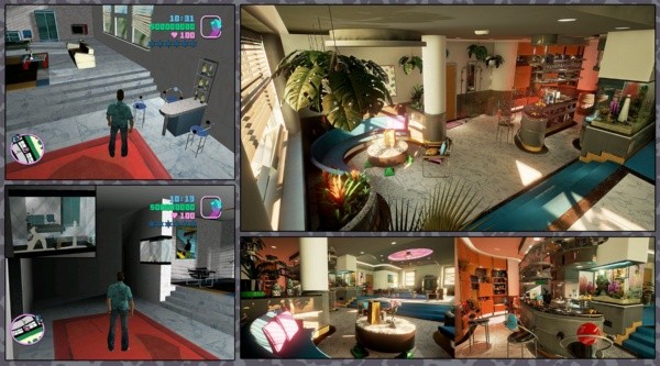 Así se podría ver GTA Vice City en la nueva generación.