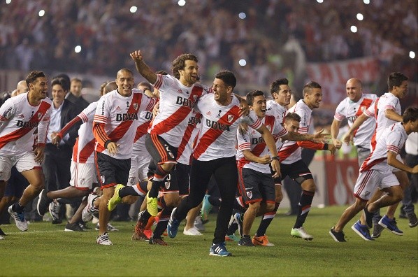 Ponzio, campeón de todo con River. (Getty)