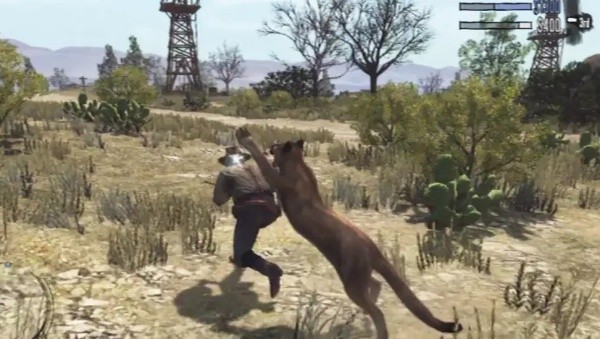 despierta Resignación Hostil Jugaba Red Dead Redemption 2 en primera persona ¡cuando fue atacado por un  puma!