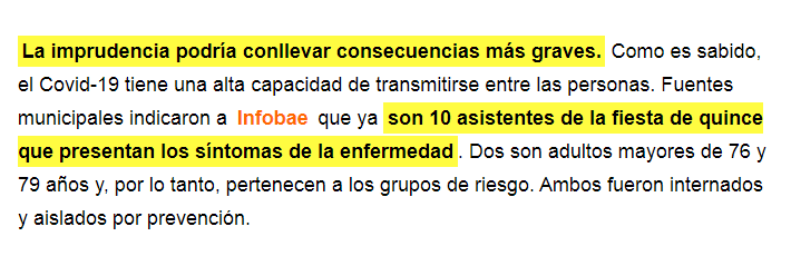 La información de Infobae.