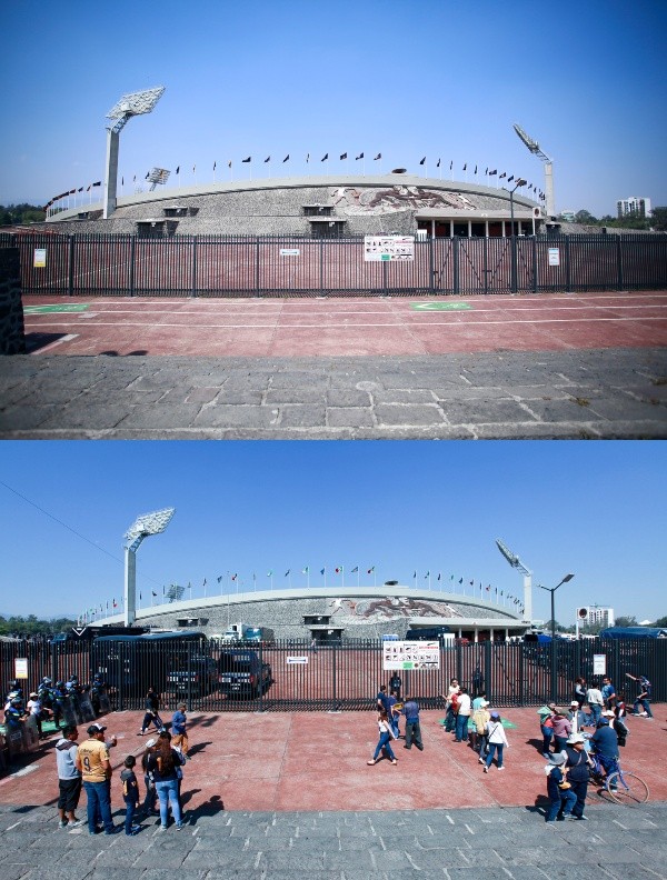 Estadio Universitario: antes y despúes de la pandemia.