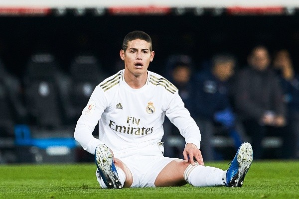 James Rodríguez tan sólo ha sumado 651 minutos (en ocho partidos) esta temporada con el Real Madrid.