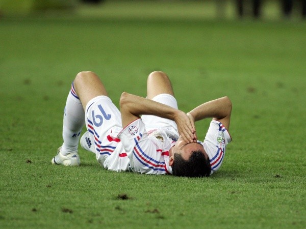 La tristeza de Willy Sagnol en 2006. (Foto: Getty)