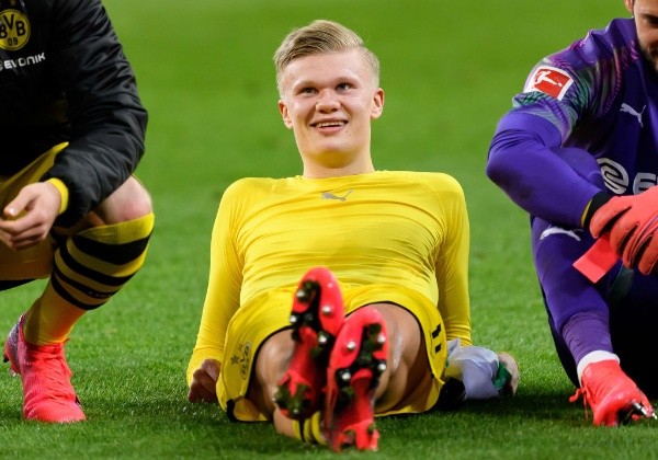 Erling Haaland, delantero de Borussia Dortmund. (Foto: Getty)