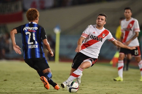 Nicolás Bertolo con la camiseta de River. (Foto: Getty)