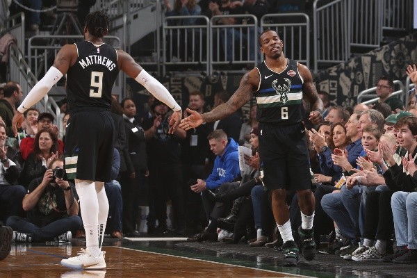 Wesley Matthews y Eric Bledsoe - Getty