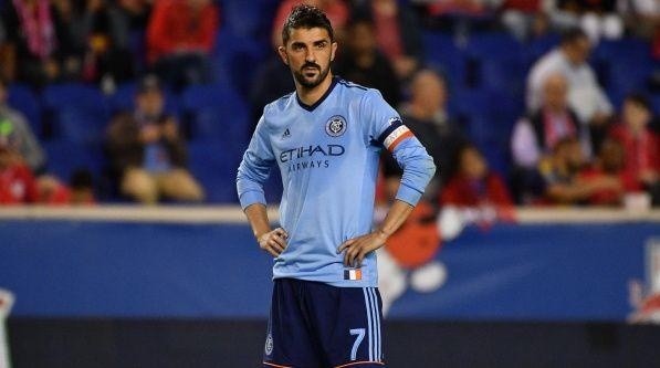 Villa during a New York City FC game.