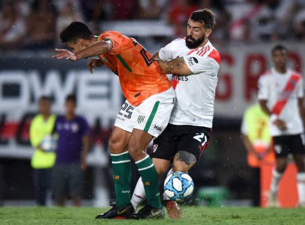 Lucas Pratto defendiendo la camiseta de River. (Foto: Getty)