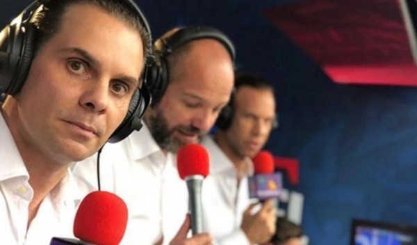 Martinoli, comenarista de TV Azteca.
