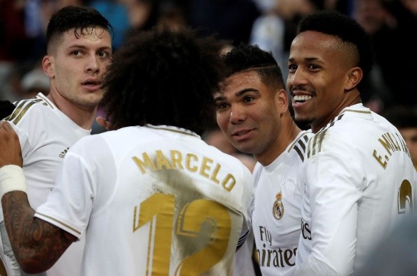 Salvo Casemiro, todos los de la foto serían prescindibles para el Madrid. (Getty)