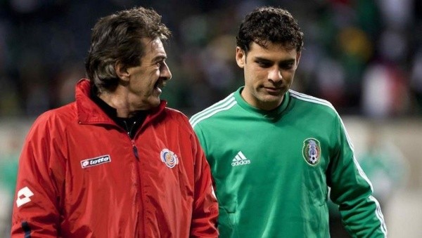 Ricardo La Volpe y Rafa Márquez en la Selección mexicana.