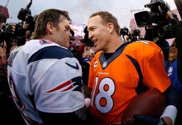 Peyton Manning y Tom Brady – Getty