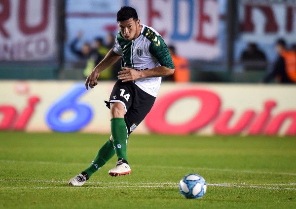 Sergio Vittor con los colores de Banfield. (Foto: Getty)