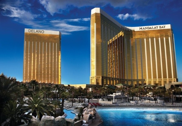 El hotel Mandalay Bay, el futuro cuartel general de la NBA