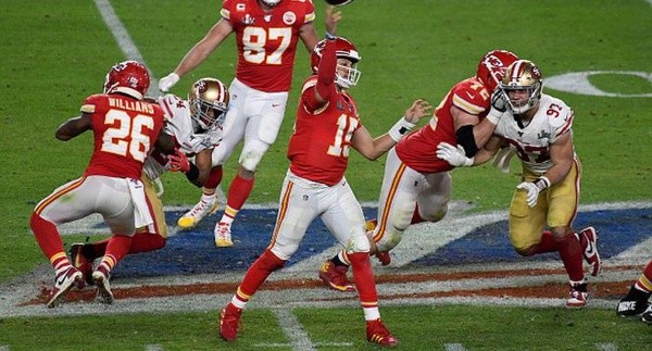 Chiefs vs 49ers en el Superbowl LIV (Foto: Getty)