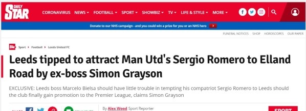 La información que llega desde Inglaterra.