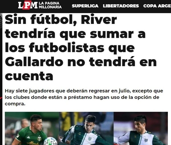 La información de La Página Millonaria.