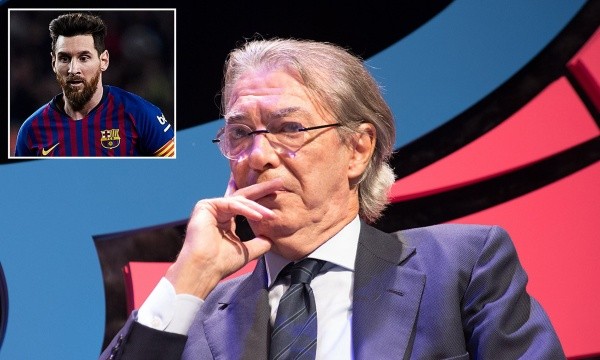 Moratti siempre quiso tener a Messi en Inter de Milán.