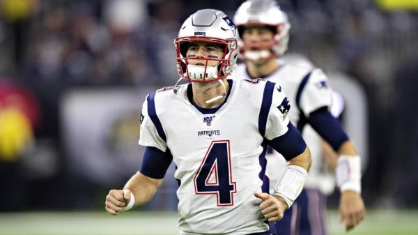 Jarrett Stidham, el nuevo mariscal de campo de los Patriots (Foto: Getty)