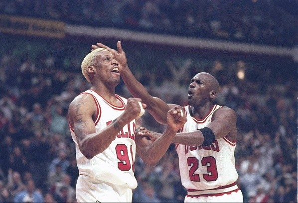 Rodman y Jordan