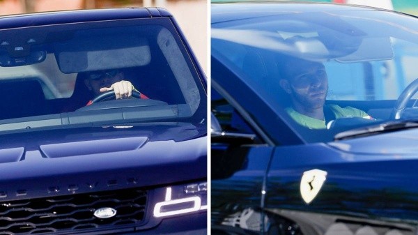 Arthur, con sus dos autos. Foto: Diario AS.