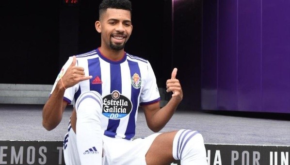 Matheus Fernandes en su presentación en Valladolid.