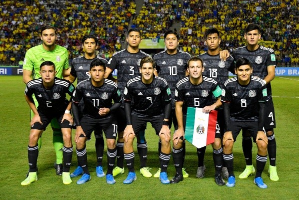 La Selección Sub-17 de México en el Mundial de Brasil.