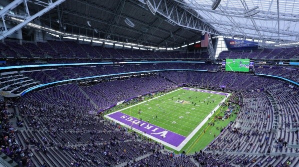 It is the first fixed-roof stadium built in the NFL since Ford Field (Getty)
