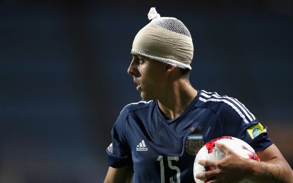 Colombatto en la Selección Argentina Sub-23. (Foto: Getty)