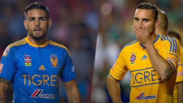 Andy Delort y Emmanuel Herrera, dos que no pudieron brillar en Tigres.