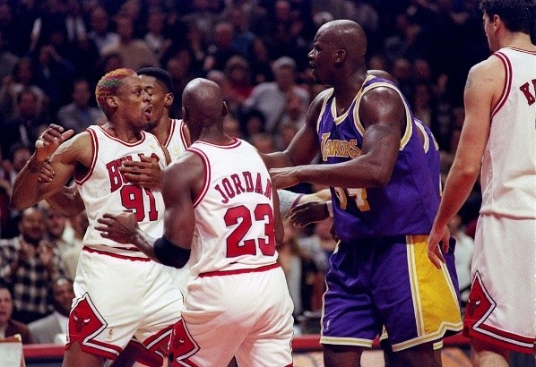 Bulls vs Lakers en 1996