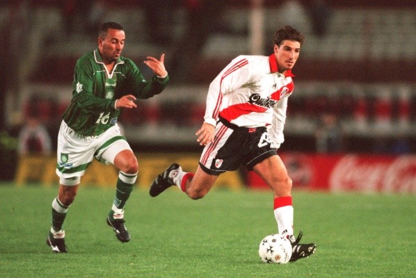 Leonel Gancedo durante su etapa en River. (Foto: Getty)