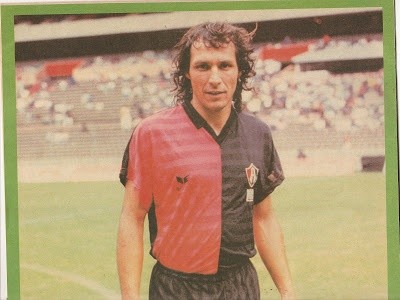 Dalla Libera posa como jugador de Atlas en 1989.