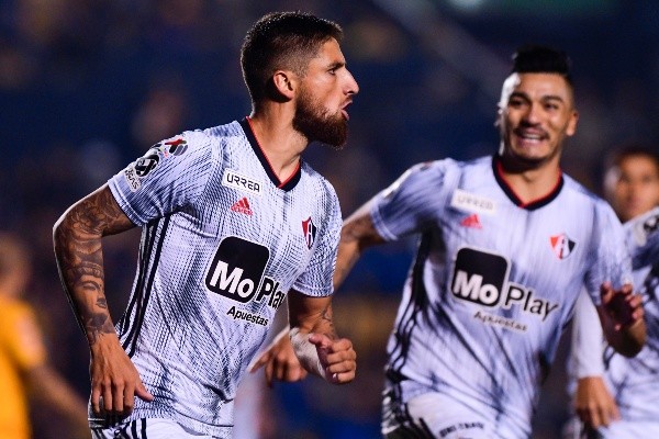 Jeraldino festeja su gol ante Tigres por el Clausura 2020.
