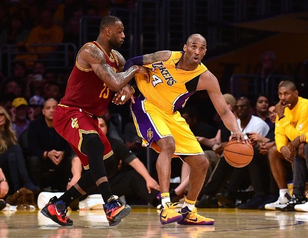 LeBron James y Kobe Bryant
