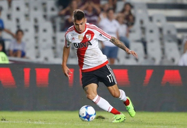 Carlos Auzqui, delantero cuya ficha pertenece a River Plate. (Foto: Getty)