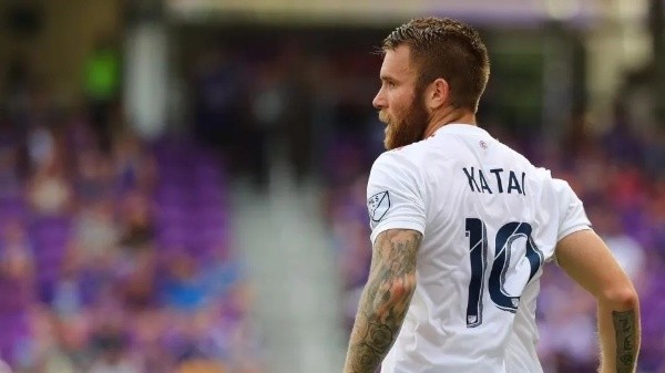 Katai alcanzó a jugar 117 minutos este año en LA Galaxy (Foto: @LAGalaxy)