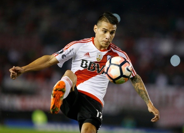 Carlos Auzqui, delantero de River Plate.
