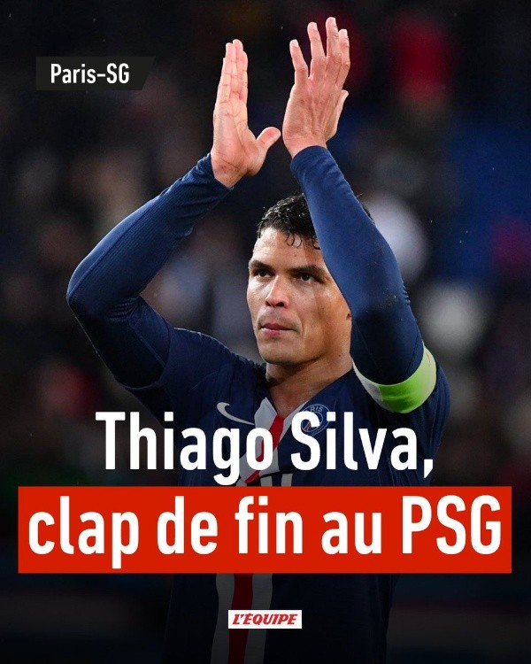 El anunció de 'L'Equipe'.