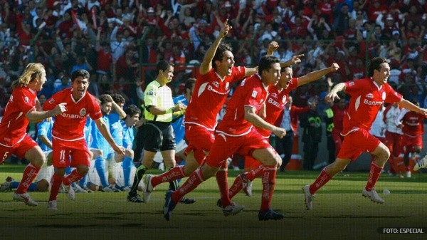 El momento exacto en donde Toluca se corona en el Apertura 2008.