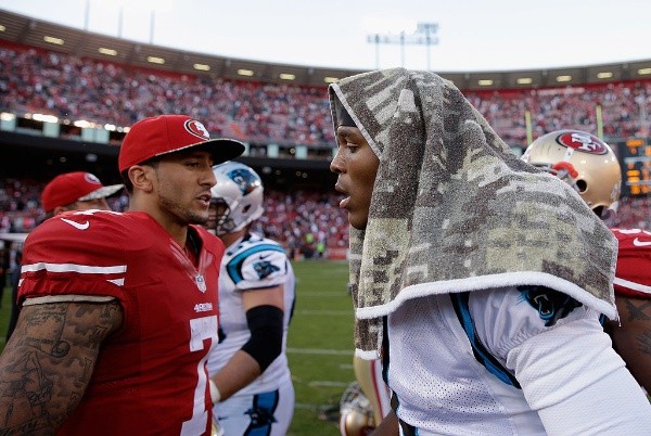 Colin Kaepernick and Cam Newton