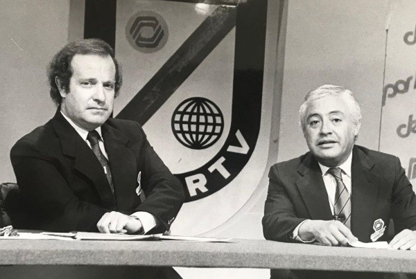 José Ramón Fernández en sus inicios en el medio deportivo. Foto:@joseramonfernandeza