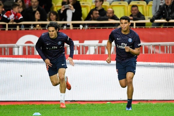 Thiago Silva y Cavani saldrán del PSG a finales de agosto (Foto: Getty)