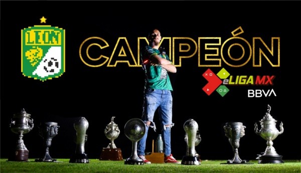León fue el primer Campeón de la eLiga MX. (@clubleonfc)
